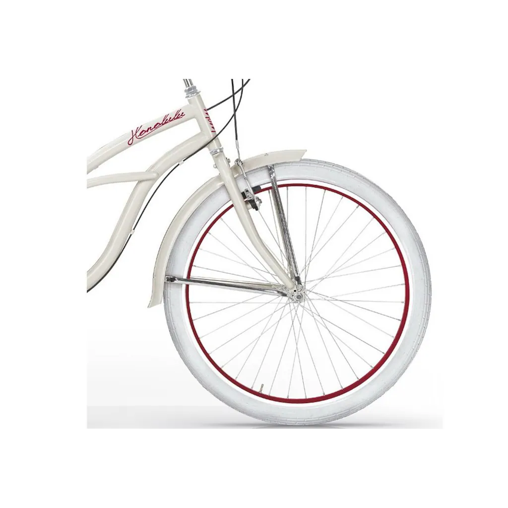 MBM Cruiser »Honolulu Woman Mod. 125« 6 Gang Shimano Tourney Schaltwerk Kettenschaltung für Damen und Herren Kettenschaltung auf Rechnung online kaufen Neueste Stile