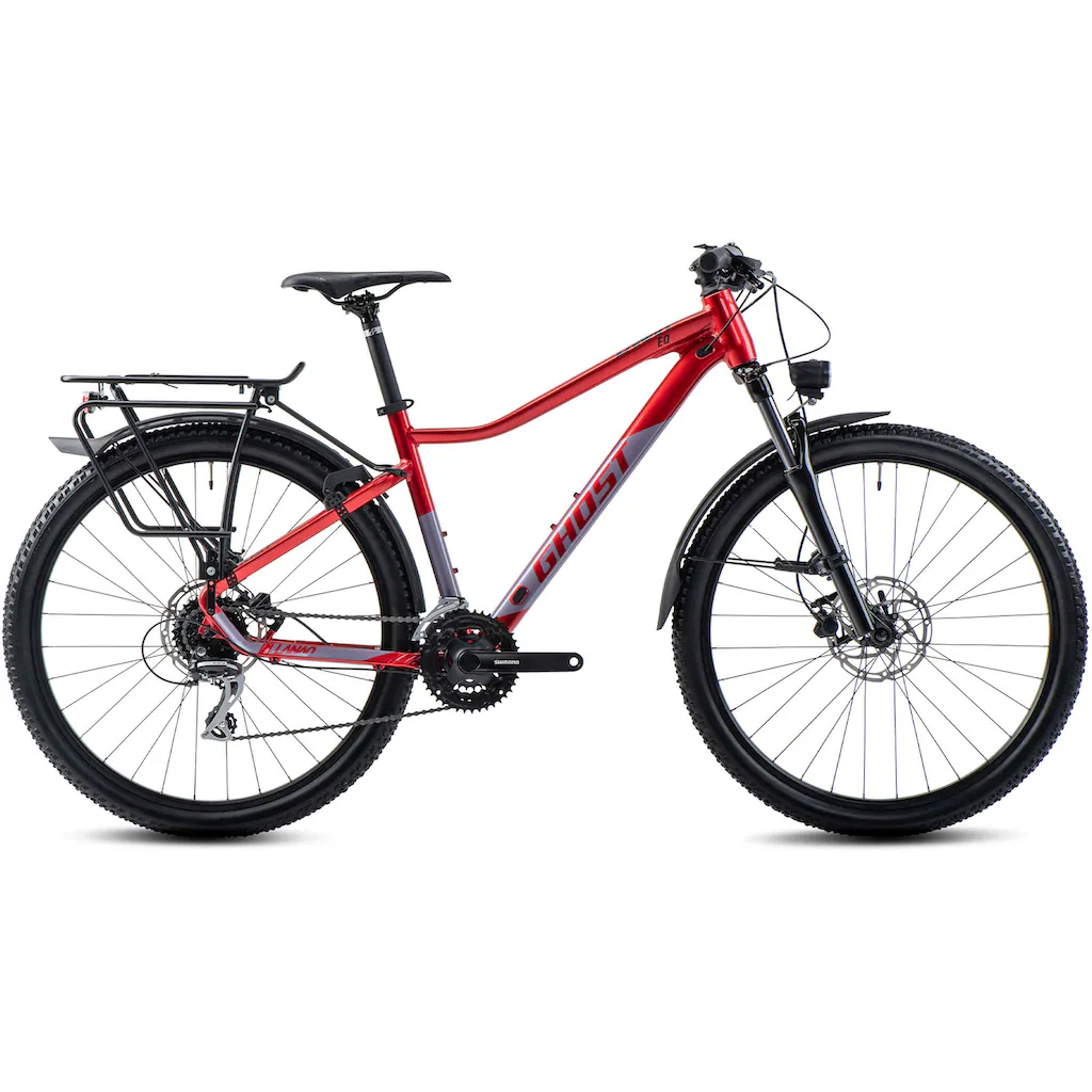 Ghost Trekkingrad »Lanao EQ 27.5 AL« 24 Gang Shimano Acera RD-M360 Schaltwerk Kettenschaltung für Damen und Herren Kettenschaltung auf Rechnung