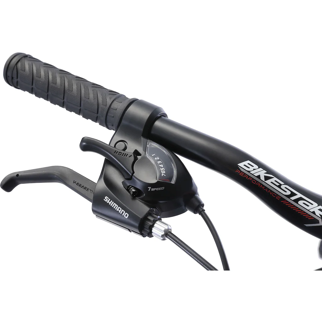 Bikestar Mountainbike 21 Gang Shimano RD-TY300 Schaltwerk Kettenschaltung für Damen und Herren Kettenschaltung auf Raten Neueste Stile