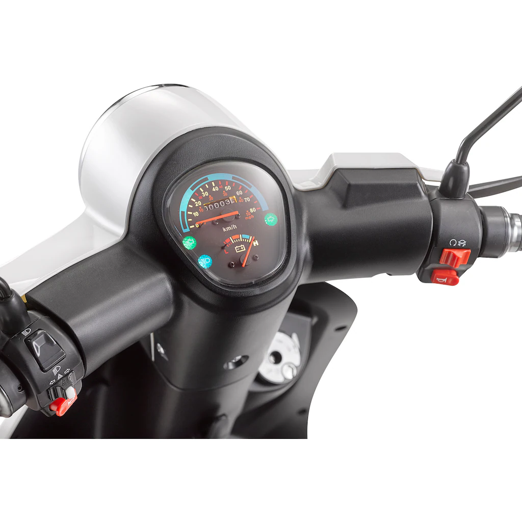 Luxxon E-Motorroller »E3000« bis zu 55 km Reichweite mit Straßenzul. 2 Sitzplätze Super Rabatt