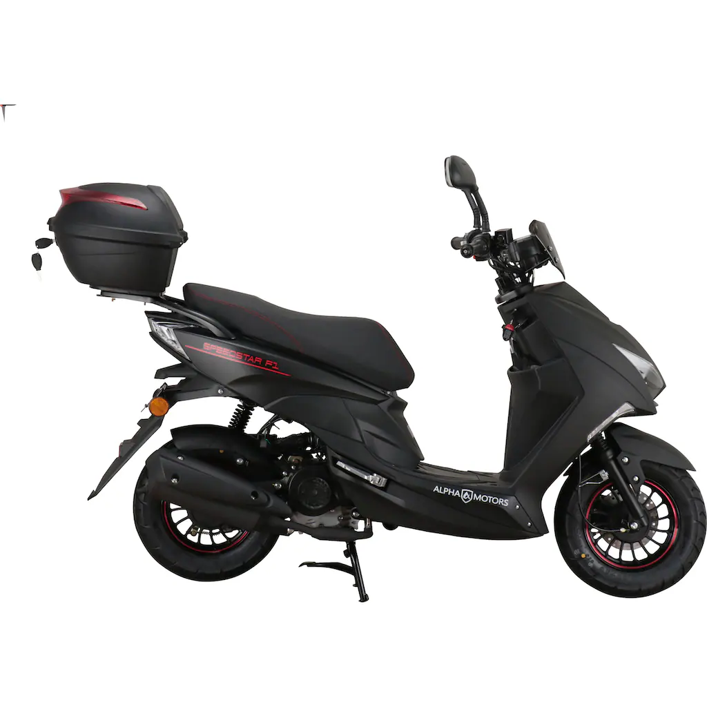 Alpha Motors Motorroller »Speedstar FI« 50 cm³ 25 km/h Euro 5 2 72 PS (mit Topcase) mit Lenkerschloss auf Rechnung online bestellen Speichern exportieren