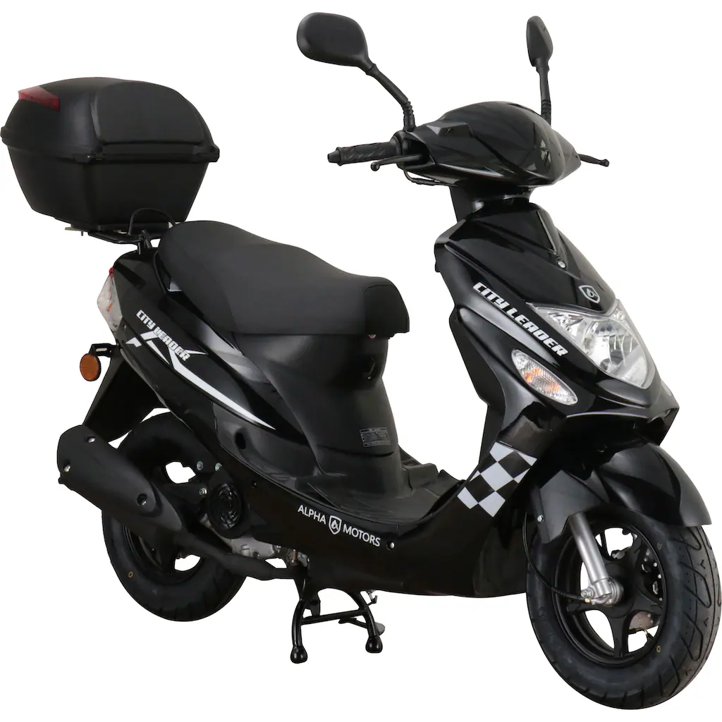 Alpha Motors Motorroller »CityLeader« 50 cm³ 45 km/h Euro 5 2 99 PS inkl. Topcase auf Raten