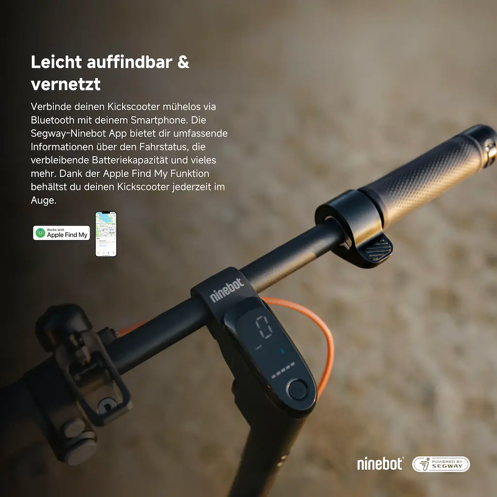 ninebot by Segway E-Scooter »KickScooter F2 PLUS D« Electric Scooter mit Straßenzulassung bis zu 55 km Reichweite Outlet