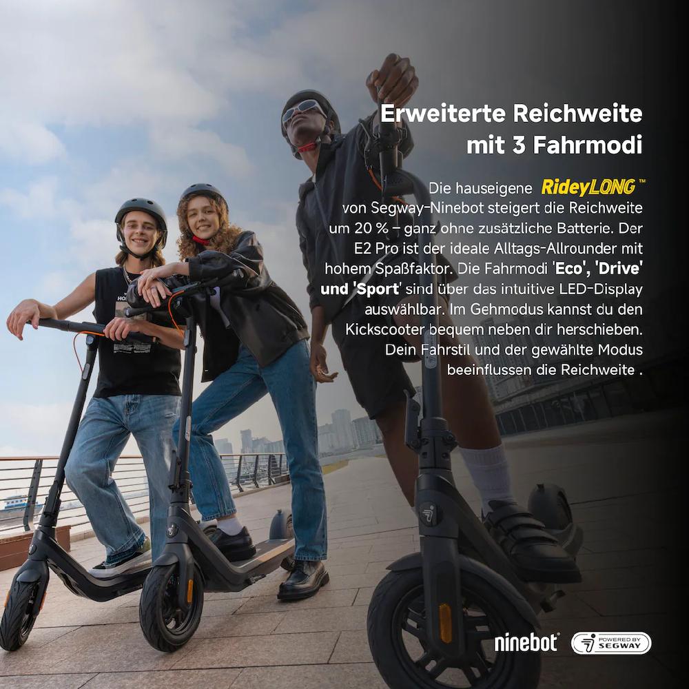 ninebot by Segway E-Scooter »KickScooter E2 PRO D« Electric Scooter mit Straßenzulassung bis zu 35 km Reichweite Verkauf