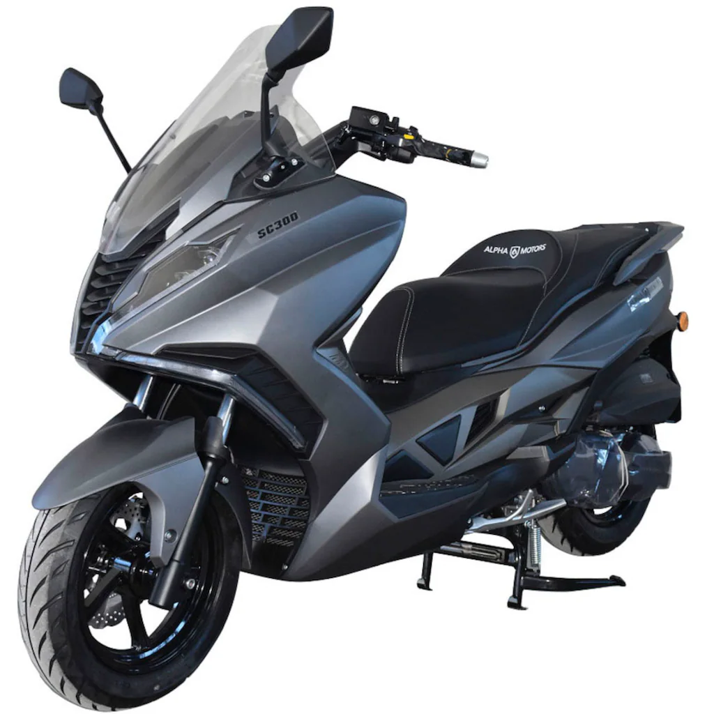 Alpha Motors Motorroller »Sport Cruiser 300« 276 cm³ 125 km/h Euro 5 23 79 PS (mit Topcase) mit integr. Alarmanlage Keyless-System USB-Anschluss und Windschild auf Rechnung online bestellen Hotsell