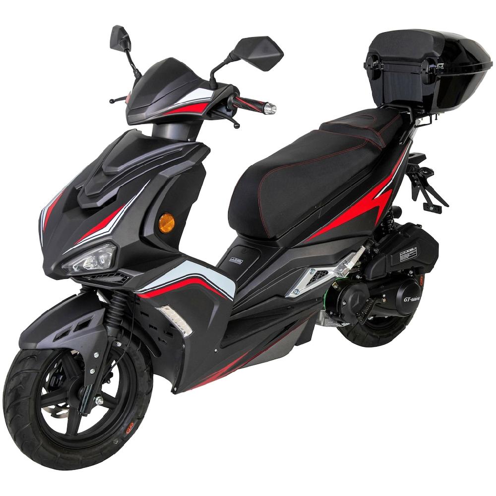 GT UNION Motorroller »Striker 125« 124 6 cm³ 85 km/h Euro 5 8 84 PS (Set mit Topcase) Luftgekühlter Motor auf Raten Meist gekauft