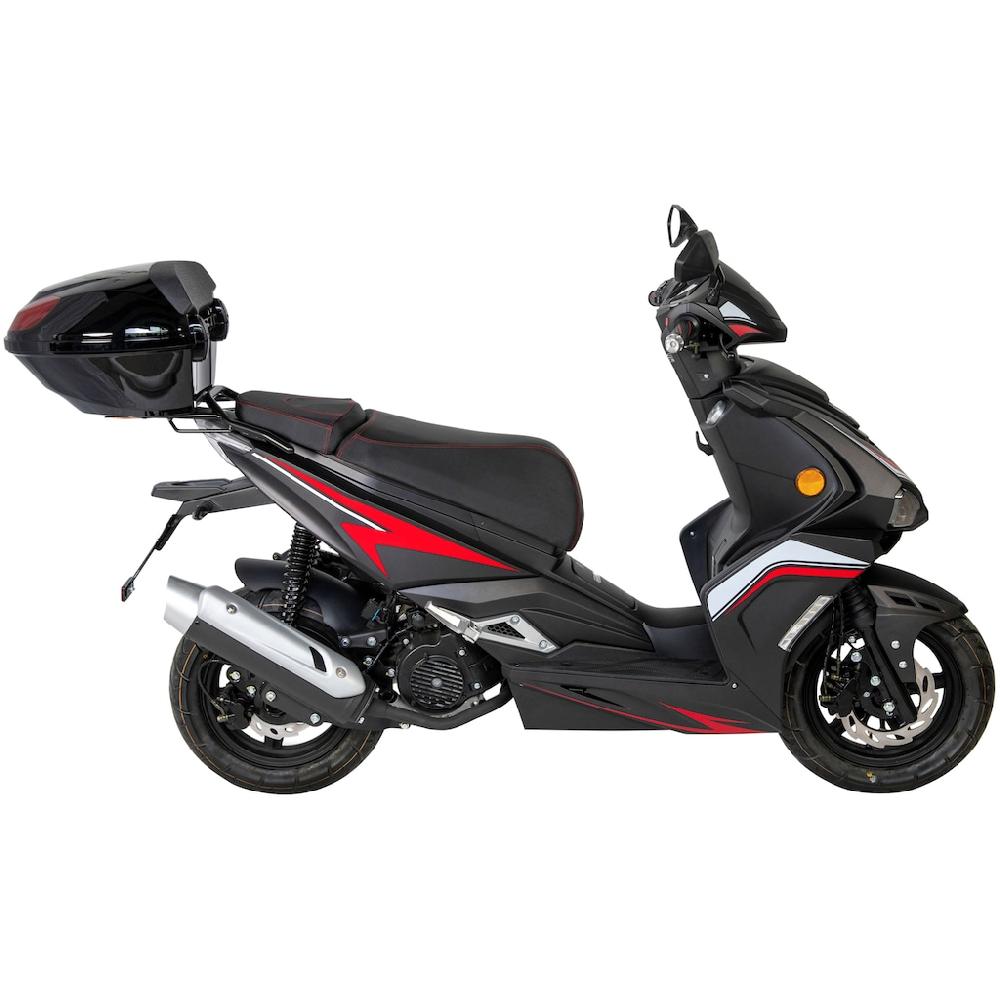 GT UNION Motorroller »Striker 125« 124 6 cm³ 85 km/h Euro 5 8 84 PS (Set mit Topcase) Luftgekühlter Motor auf Raten Meist gekauft