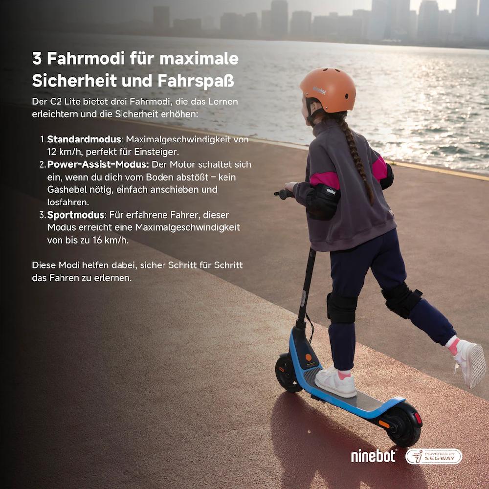ninebot by Segway E-Scooter »KickScooter C2 Lite« Electric Scooter bis zu 14 km Reichweite Rabatt