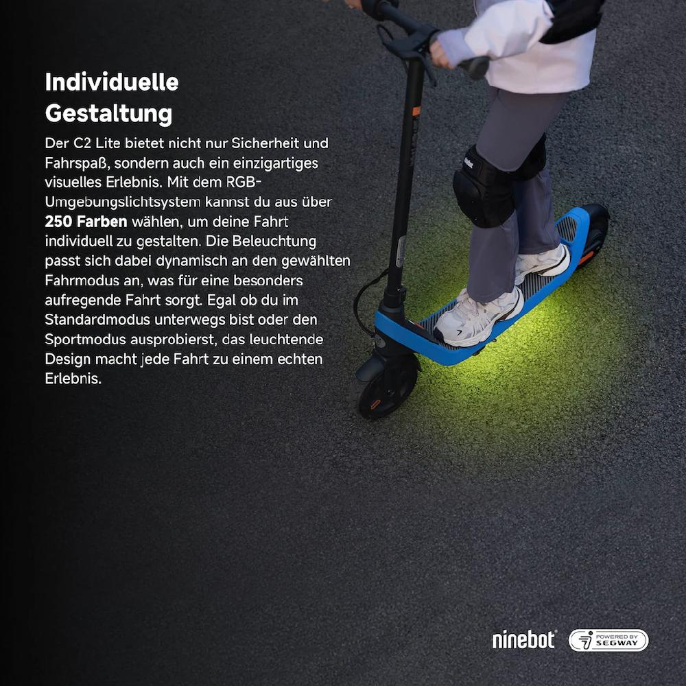 ninebot by Segway E-Scooter »KickScooter C2 Lite« Electric Scooter bis zu 14 km Reichweite Rabatt