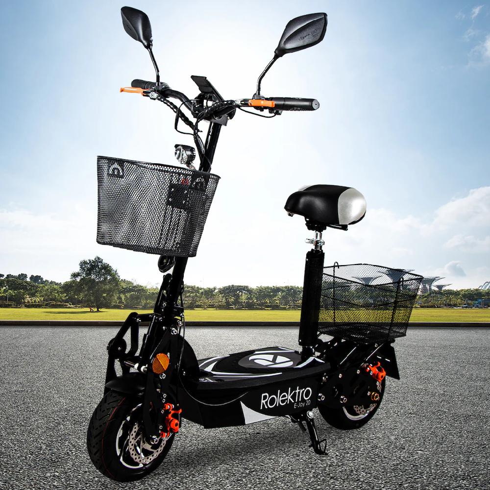 Rolektro E-Mofaroller »E-Joy 20 Schwarz 36V-12AH Blei-Gel Akku 500 Watt« bis zu 30 km Reichweite Günstig kaufen