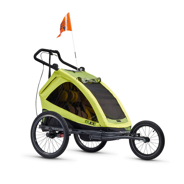 TAXXI TAXXI Kinderanhänger ELITE two Lime &vert; fahrrad.de Cyber Monday
