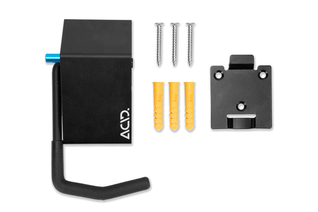 Acid ACID Wandhalter Hook black &vert; fahrrad.de Jubiläumsangebot