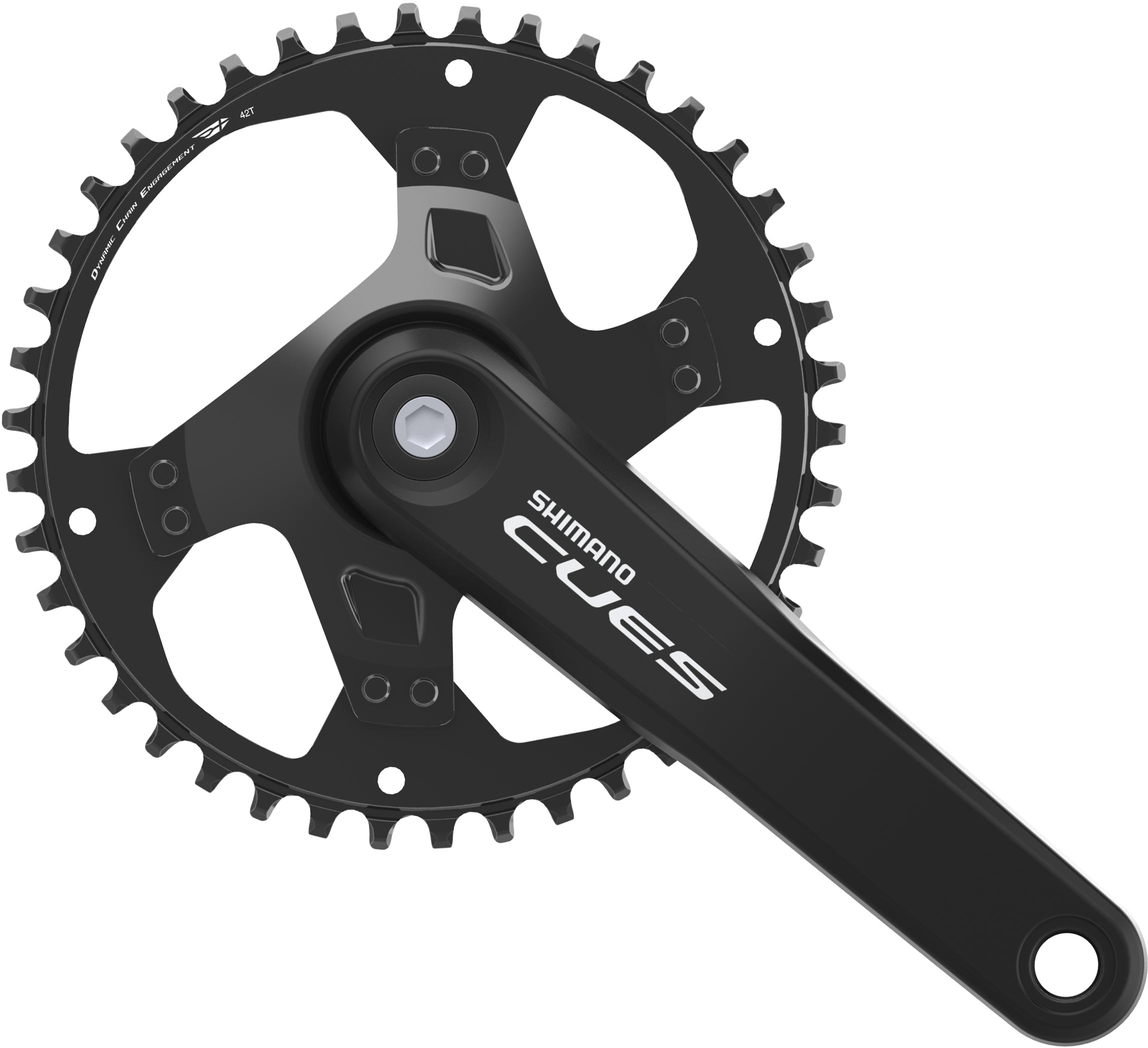 Shimano Shimano Cues FC-U4000-1 Kurbelgarnitur 9/10/11-fach 42Z &vert; fahrrad.de Tiefpreis