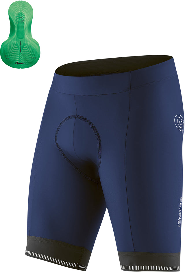 Gonso Gonso Sitivo Shorts mit Festem Sitzpolster Herren blau &vert; fahrrad.de Fabrik Onlineshop
