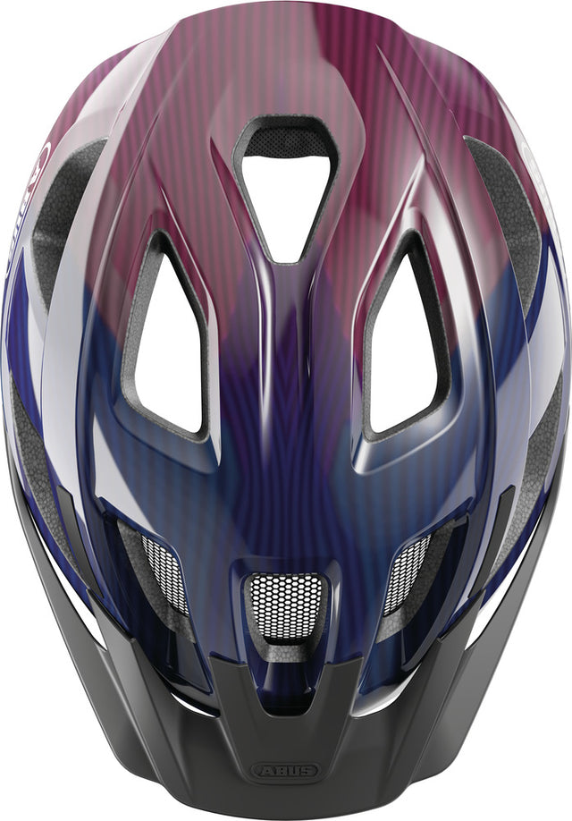 ABUS ABUS Aduro 3.0 LED Helm Urban purple waves &vert; fahrrad.de Günstig kaufen