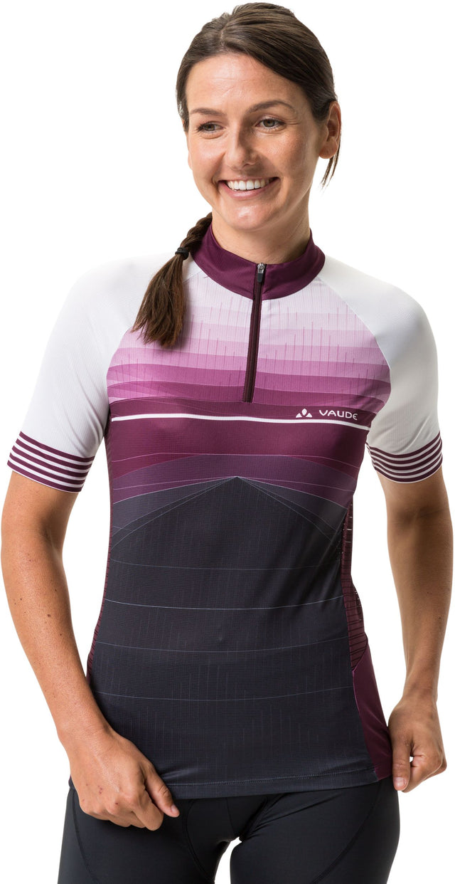 VAUDE VAUDE Posta Trikot mit 1/2 Reißverschluss Damen lila &vert; fahrrad.de Zeitlich begrenztes Angebot