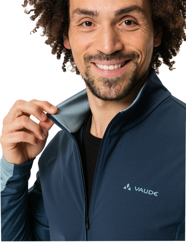VAUDE VAUDE All Year Moab T-Shirt mit durchgehendem Reißverschluss Herren bl &vert; fahrrad.de VIP-Rabatte
