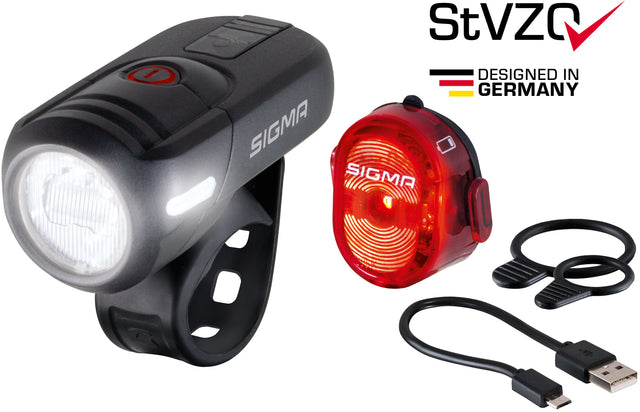 SIGMA Sigma Aura 45/Nugget II USB Beleuchtungsset &vert; fahrrad.de Nur für heute
