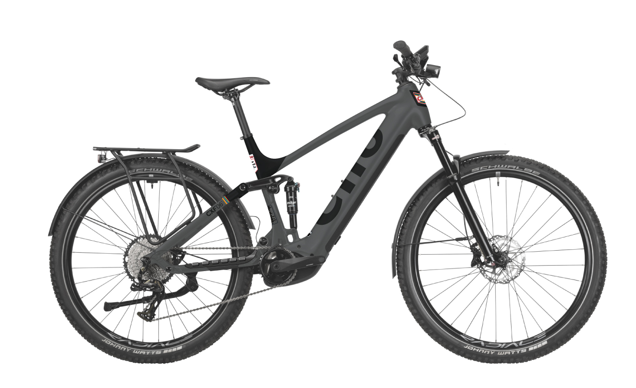 Cilo Cilo Rivercross CXF°06+ 750Wh carbon grey &vert; fahrrad.de