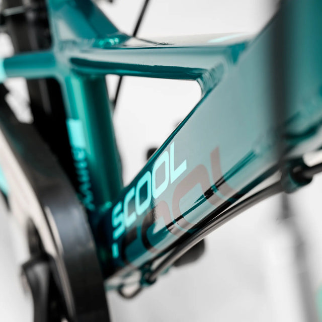 S'COOL S'COOL Junior Bikes XXlite EVO 16 Zoll 1-Gang Dark Green/Mint &vert; fahrrad.de Letzte 2 Tage