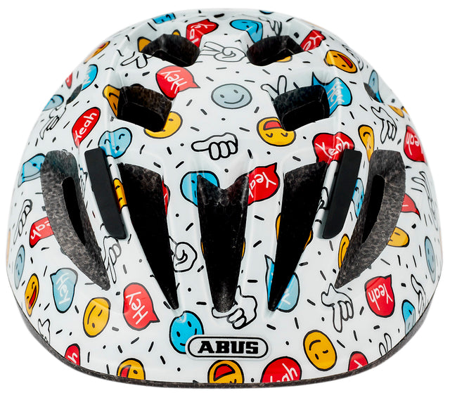 ABUS ABUS Smooty 2.0 Helm Kids weiß smiley &vert; fahrrad.de Super Sparpreis