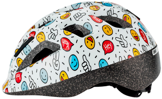 ABUS ABUS Smooty 2.0 Helm Kids weiß smiley &vert; fahrrad.de Super Sparpreis