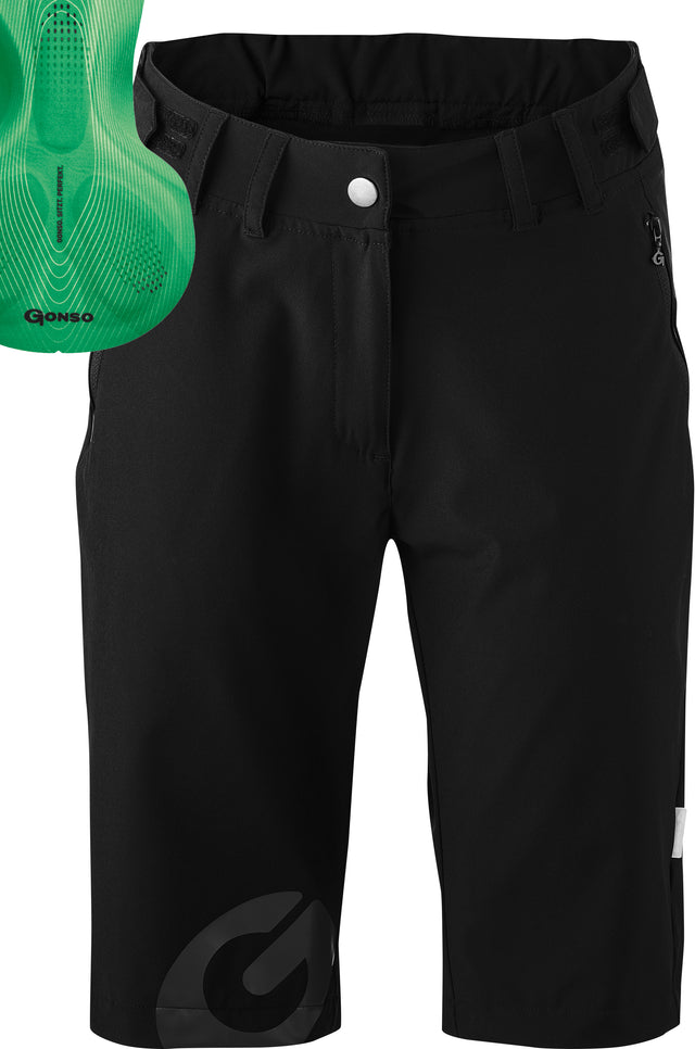 Gonso Gonso Sitivo Fahrradshorts mit Mittlerem Sitzpolster Damen schwarz &vert; fahrrad.de Neueste Stile