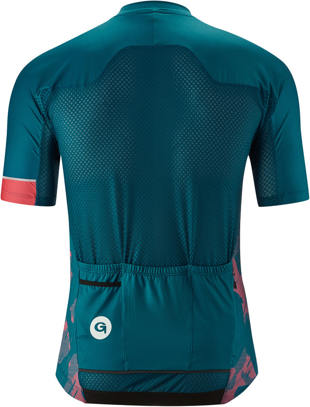 Gonso Gonso Ardole Kurzarm Full-Zip Fahrradtrikot Herren petrol &vert; fahrrad.de Schlussverkauf