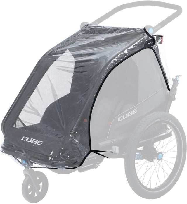 Cube CUBE Regenschutz für Kinder Fahrradanhänger Double CMPT &vert; fahrrad.de