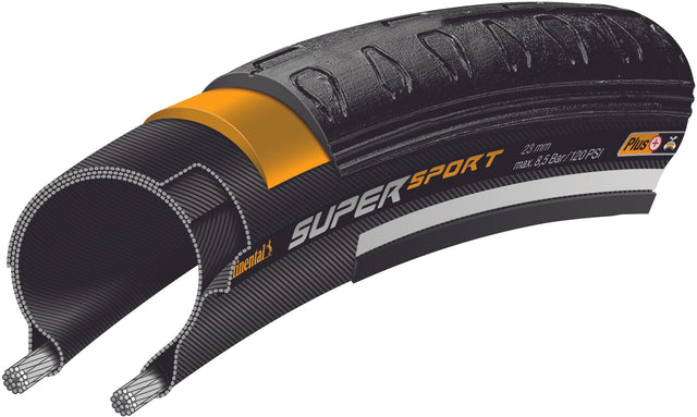 Continental Continental Super Sport Plus Drahtreifen 28-622 schwarz &vert; fahrrad.de Kostenlose Rückgabe