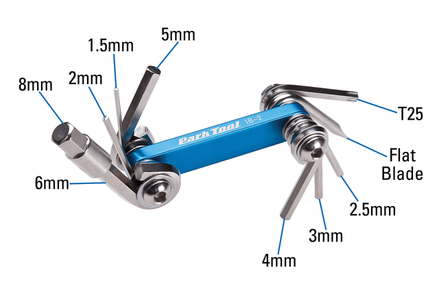Park Tool Park Tool IB-2 I-Beam Mini-Faltwerkzeug &vert; fahrrad.de