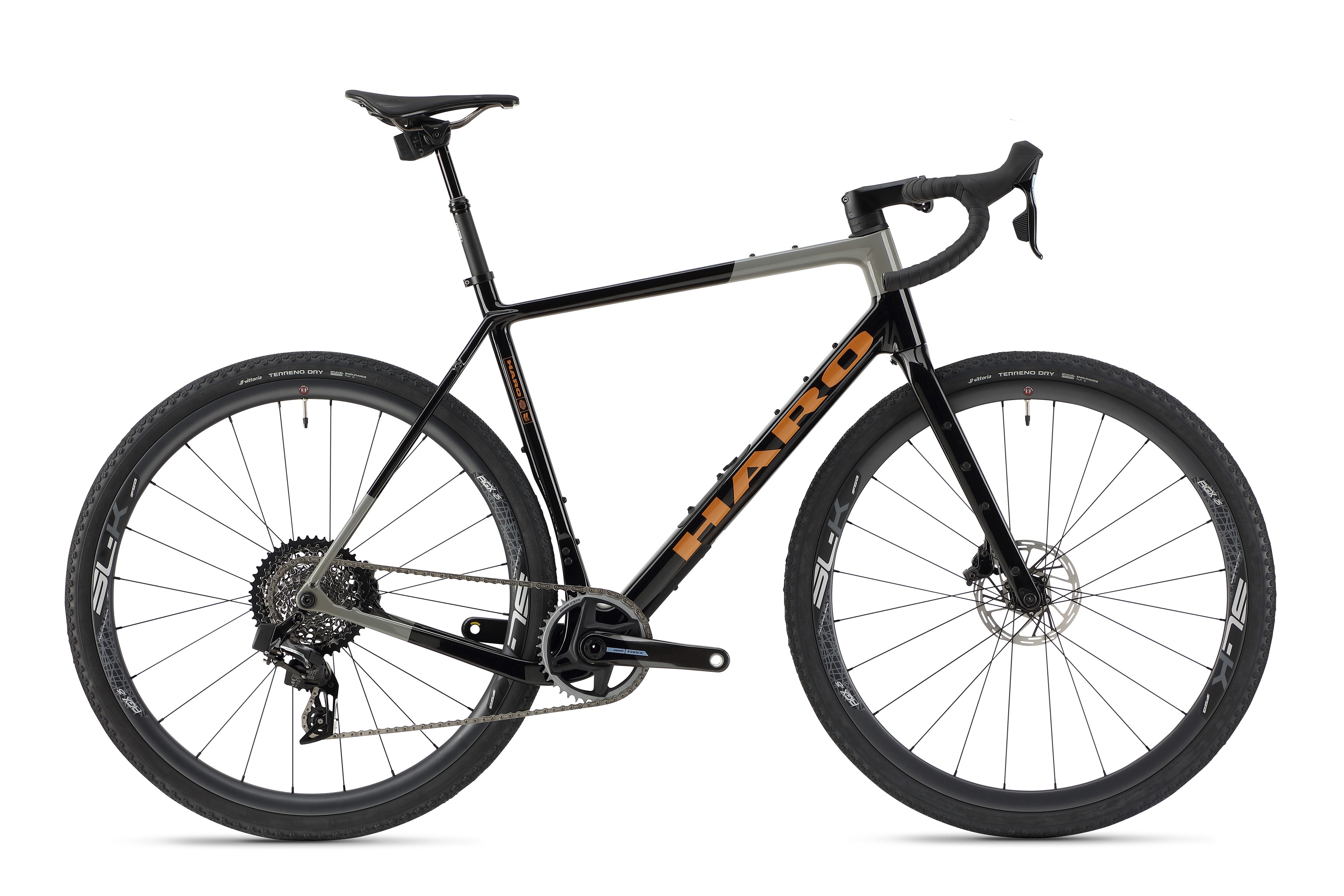 Haro Bikes Haro Bikes Buzzard Carbon Top Shelf - Gloss Jet Black Grey / Copper &vert; fahrrad.de