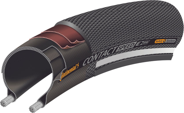 Continental Continental Contact Speed Drahtreifen Double Safety System Breaker 26" &vert; fahrrad.de Sonderangebot der Fabrik