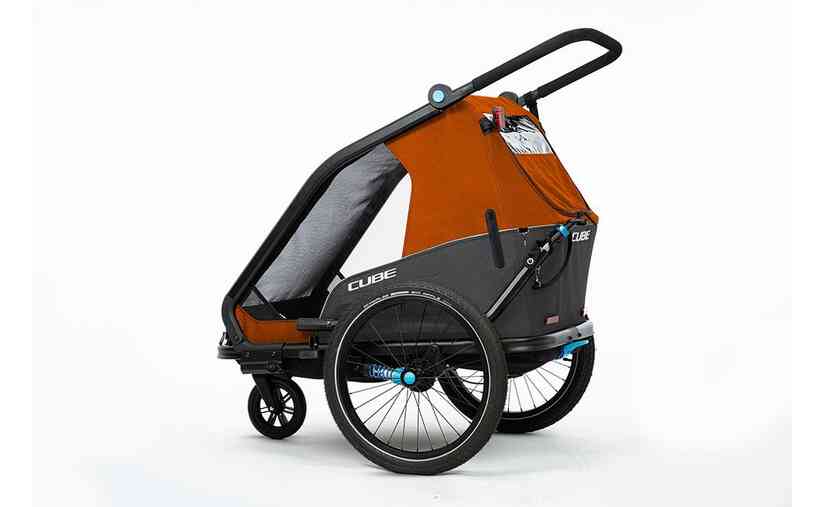 Cube Kinder Fahrradanhänger Double CMPT X Actionteam Wochenangebot