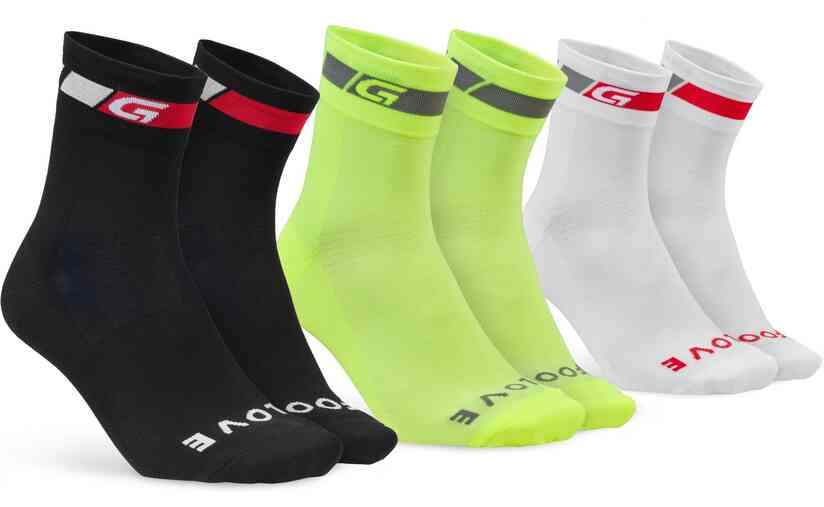 GRIPGRAB Tricolore Regular Cut Sommer Socken 3er-Pack Jubiläumsangebot
