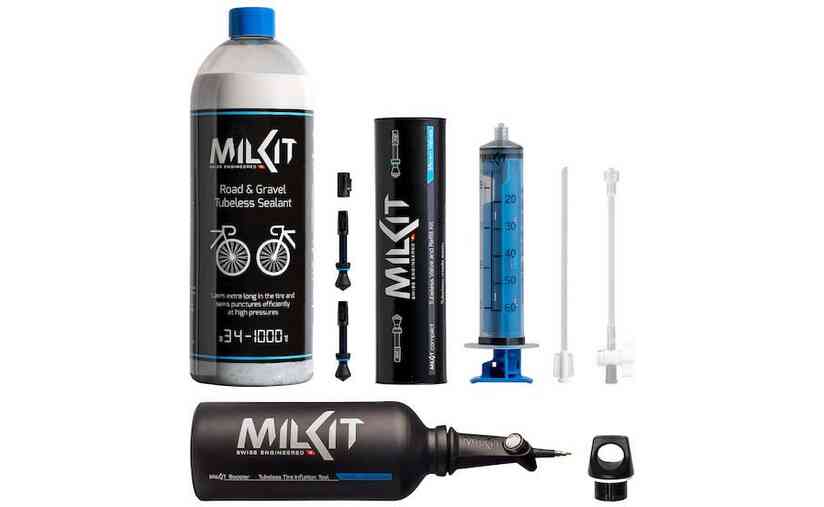 MILKIT Tubeless-Bundle Road & Gravel - 55 mm Ventile Flash Sale
