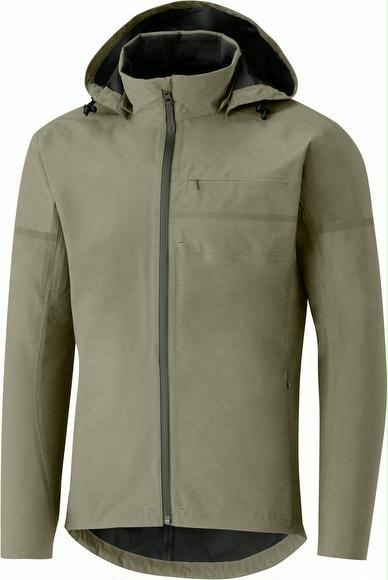 fahrrad-discount Regenjacke Shimano Transit Hardshell Jacket Herren Grün Wochenangebot