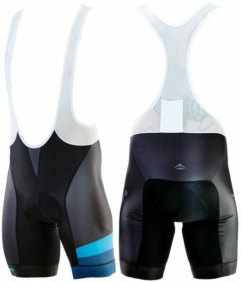 fahrrad-discount Trägerhose Merida Road CX kurz mit Polster blau Im Verkauf