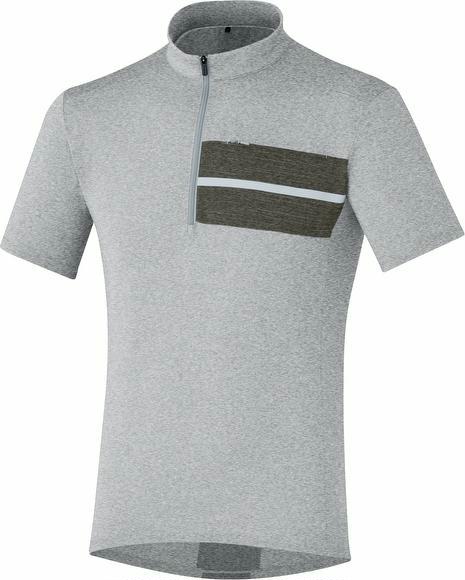 fahrrad-discount Trikot Shimano Pavement Jersey Herren Grau