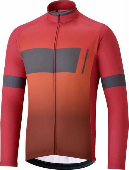 fahrrad-discount Trikot Shimano Thermal Team Jersey Rot