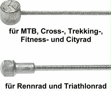 fahrrad-discount Bremszug für alle Bremsen